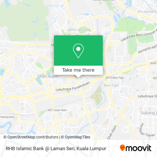 RHB Islamic Bank @ Laman Seri map