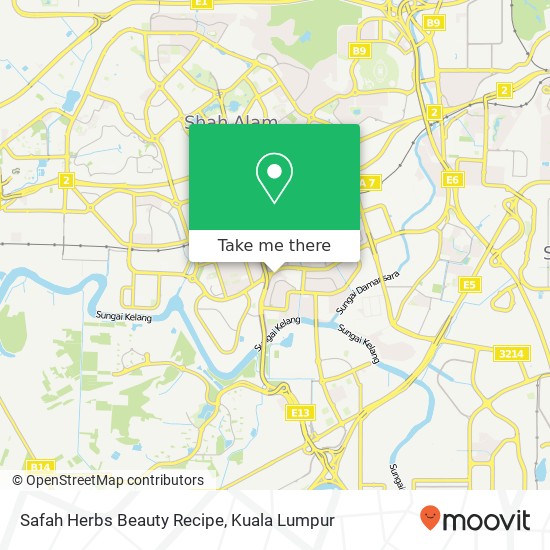 Safah Herbs Beauty Recipe map
