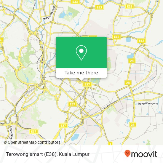 Terowong smart (E38) map