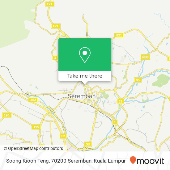 Peta Soong Kioon Teng, 70200 Seremban