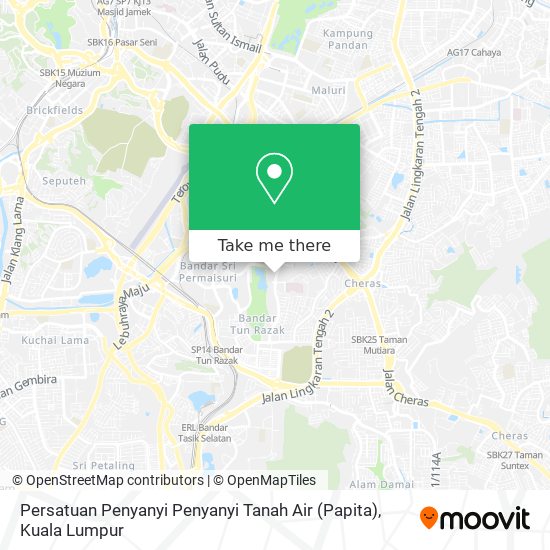 Peta Persatuan Penyanyi Penyanyi Tanah Air (Papita)