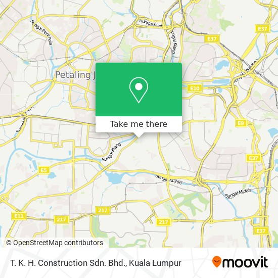 T. K. H. Construction Sdn. Bhd. map