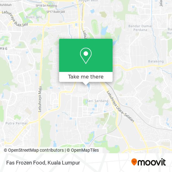 Fas Frozen Food map