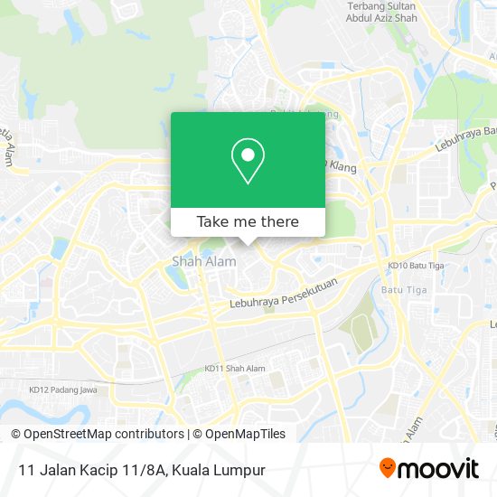 11 Jalan Kacip 11/8A map