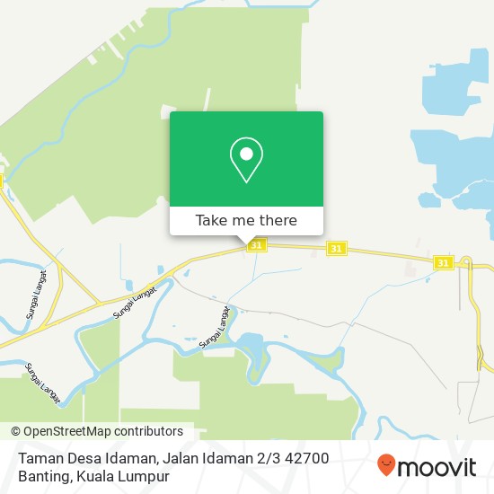 Taman Desa Idaman, Jalan Idaman 2 / 3 42700 Banting map