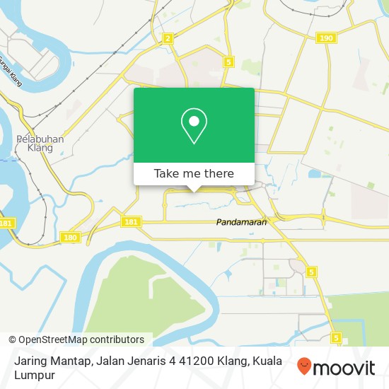 Jaring Mantap, Jalan Jenaris 4 41200 Klang map