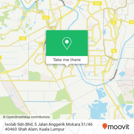 Isolab Sdn Bhd, 5 Jalan Anggerik Mokara 31 / 46 40460 Shah Alam map