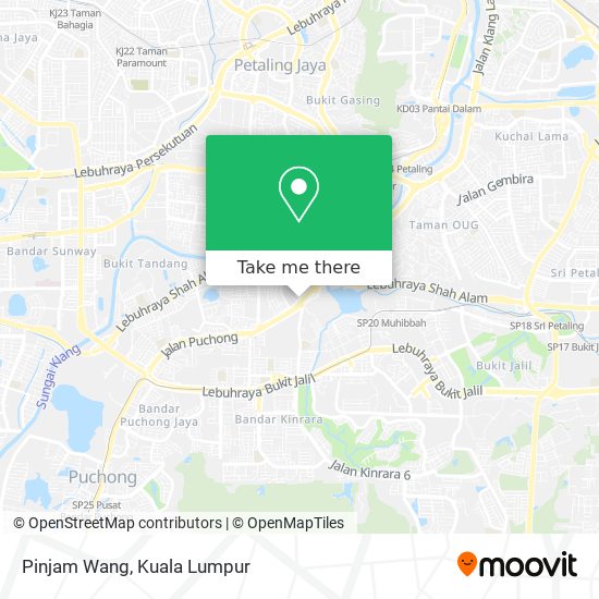 Pinjam Wang map