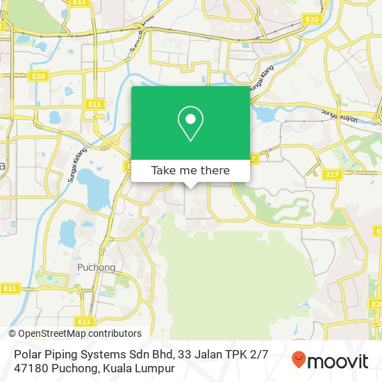 Polar Piping Systems Sdn Bhd, 33 Jalan TPK 2 / 7 47180 Puchong map