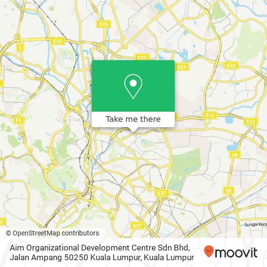 Aim Organizational Development Centre Sdn Bhd, Jalan Ampang 50250 Kuala Lumpur map