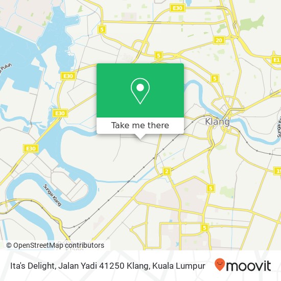 Ita's Delight, Jalan Yadi 41250 Klang map