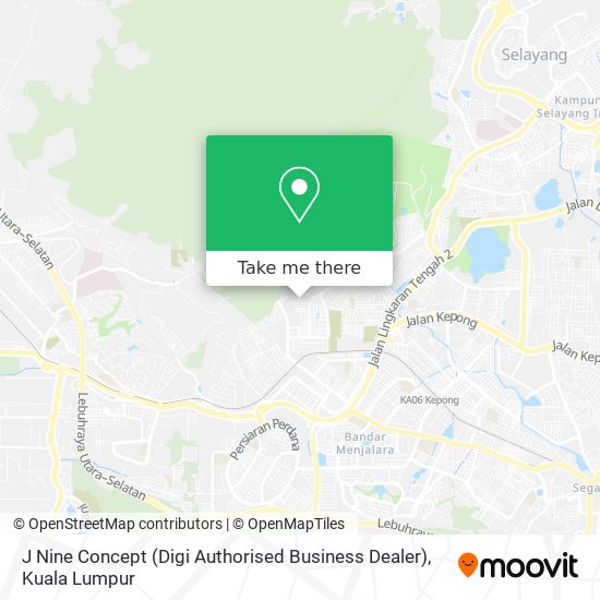 J Nine Concept (Digi Authorised Business Dealer) map