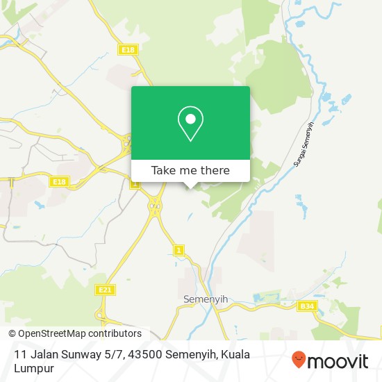 11 Jalan Sunway 5 / 7, 43500 Semenyih map