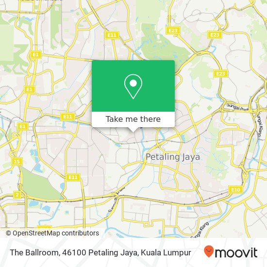 The Ballroom, 46100 Petaling Jaya map