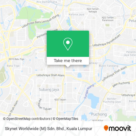 Skynet Worldwide (M) Sdn. Bhd. map