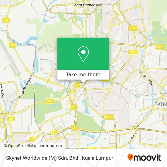 Skynet Worldwide (M) Sdn. Bhd. map