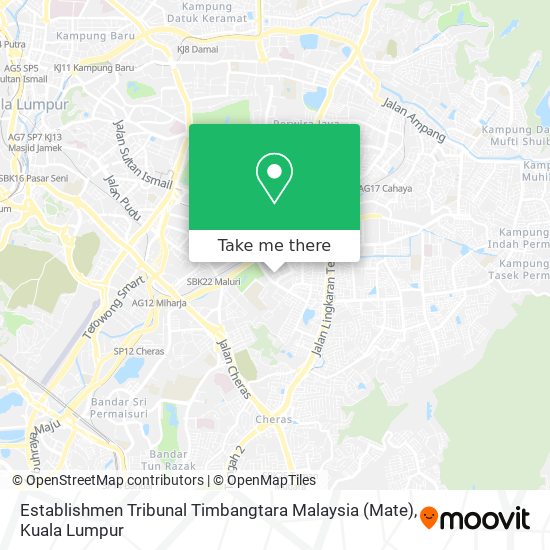 Establishmen Tribunal Timbangtara Malaysia (Mate) map