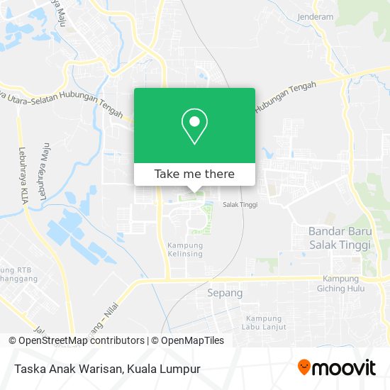 Taska Anak Warisan map