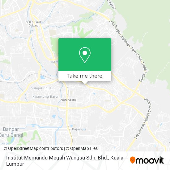 Institut Memandu Megah Wangsa Sdn. Bhd. map