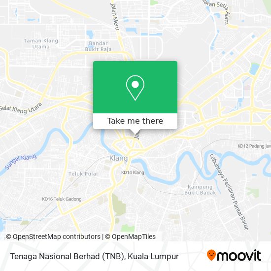 Tenaga Nasional Berhad (TNB) map