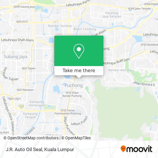 J.R. Auto Oil Seal map