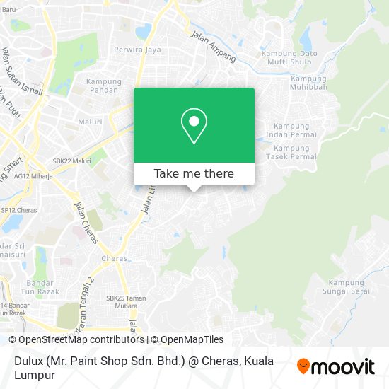 Dulux (Mr. Paint Shop Sdn. Bhd.) @ Cheras map