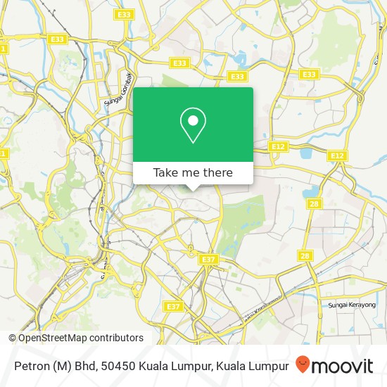 Petron (M) Bhd, 50450 Kuala Lumpur map