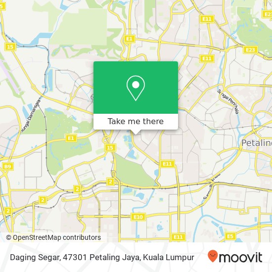 Peta Daging Segar, 47301 Petaling Jaya