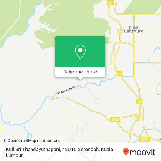 Kuil Sri Thandayuthapani, 48010 Serendah map