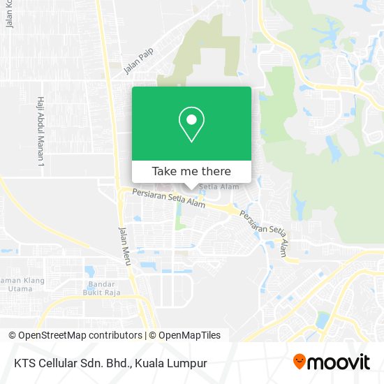 KTS Cellular Sdn. Bhd. map