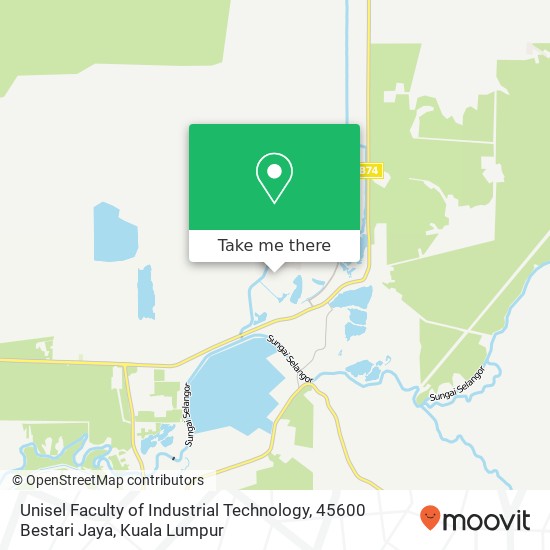 Unisel Faculty of Industrial Technology, 45600 Bestari Jaya map