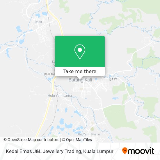 Kedai Emas J&L Jewellery Trading map