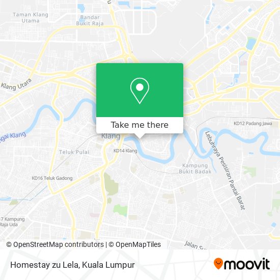 Homestay zu Lela map