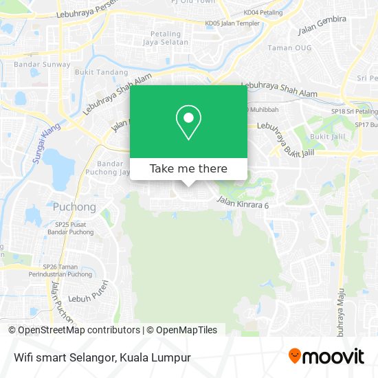 Wifi smart Selangor map