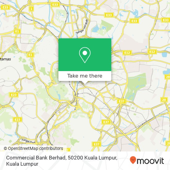 Commercial Bank Berhad, 50200 Kuala Lumpur map