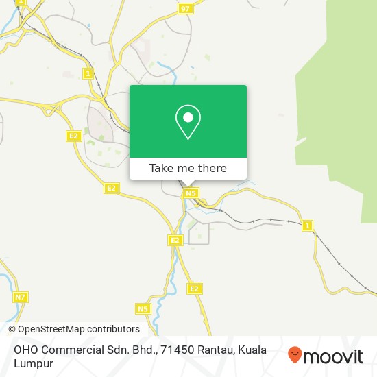 OHO Commercial Sdn. Bhd., 71450 Rantau map