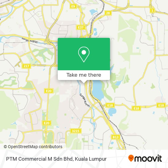 PTM Commercial M Sdn Bhd map