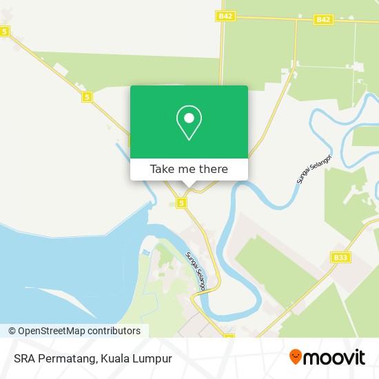 SRA Permatang map