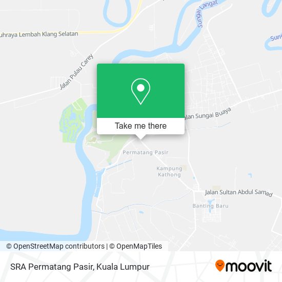 SRA Permatang Pasir map