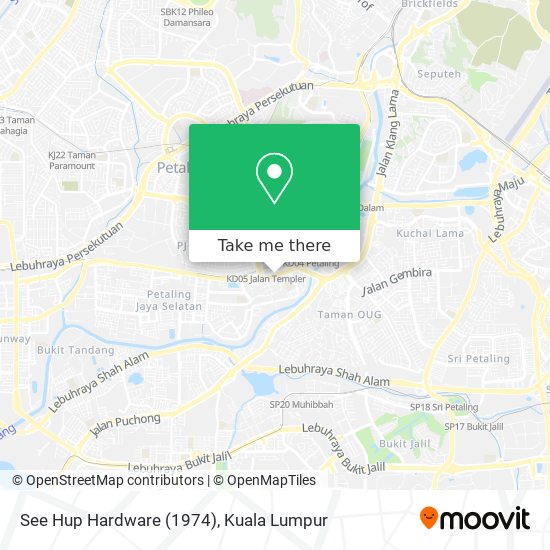 See Hup Hardware (1974) map