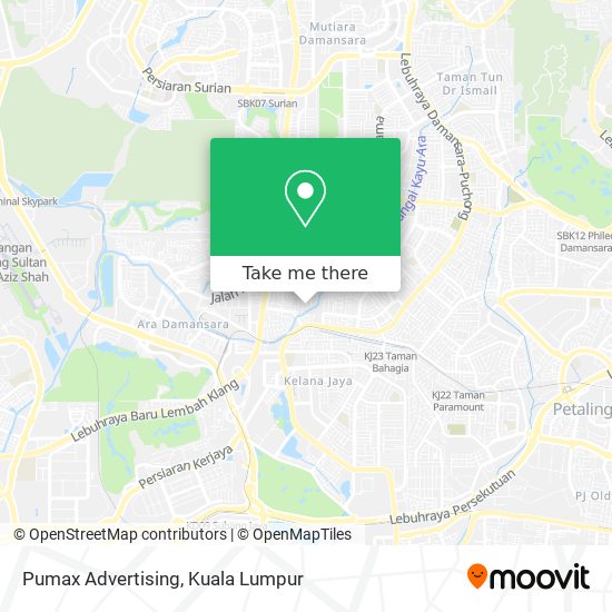 Pumax Advertising map