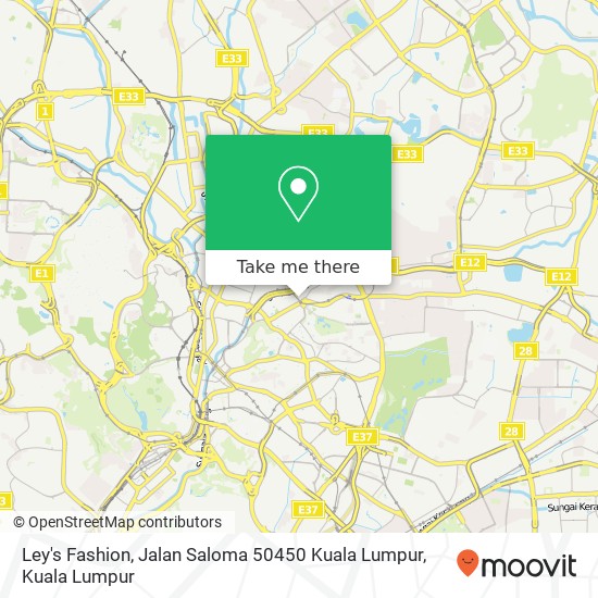 Ley's Fashion, Jalan Saloma 50450 Kuala Lumpur map