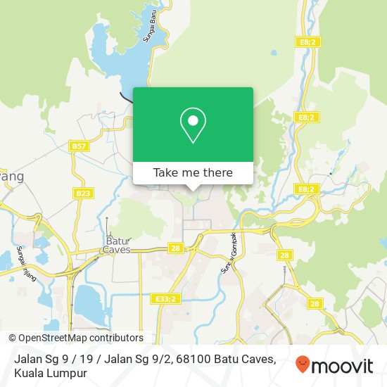 Jalan Sg 9 / 19 / Jalan Sg 9 / 2, 68100 Batu Caves map