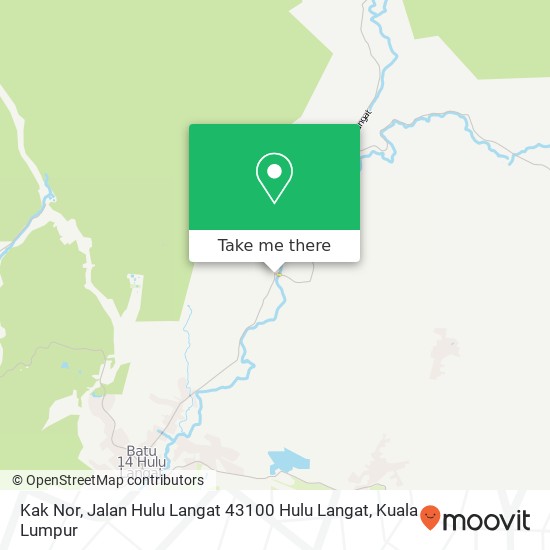 Kak Nor, Jalan Hulu Langat 43100 Hulu Langat map