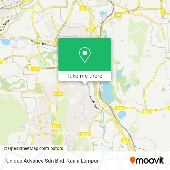 Unique Advance Sdn Bhd map
