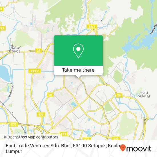 East Trade Ventures Sdn. Bhd., 53100 Setapak map