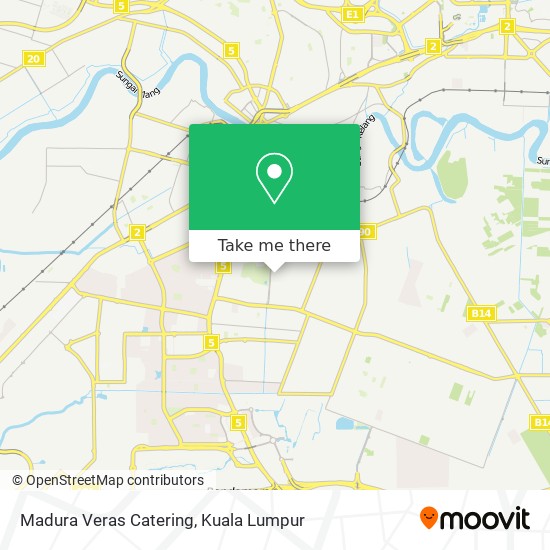 Madura Veras Catering map