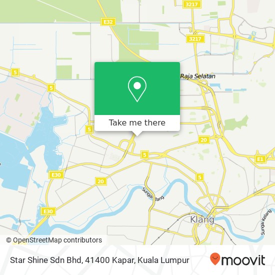 Star Shine Sdn Bhd, 41400 Kapar map