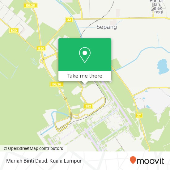 Mariah Binti Daud map