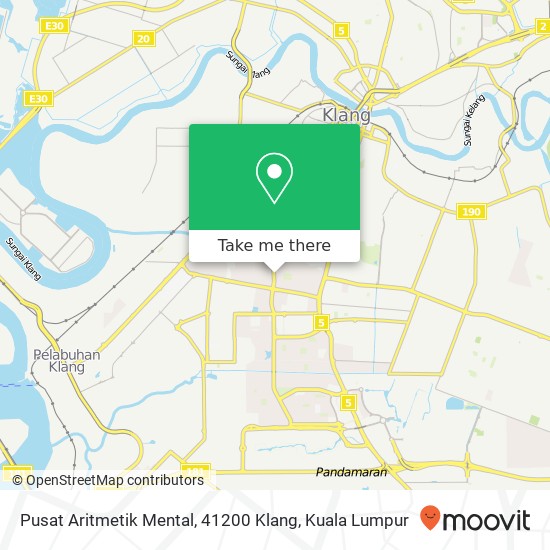 Pusat Aritmetik Mental, 41200 Klang map